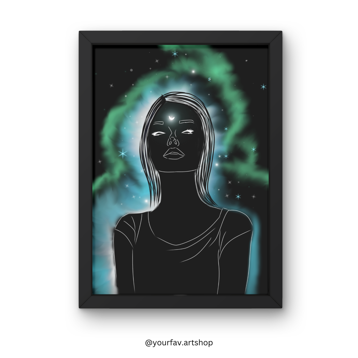 A4 size Spiritual love wall art frame