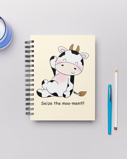 Seize the mooment spiral A5 size notebook
