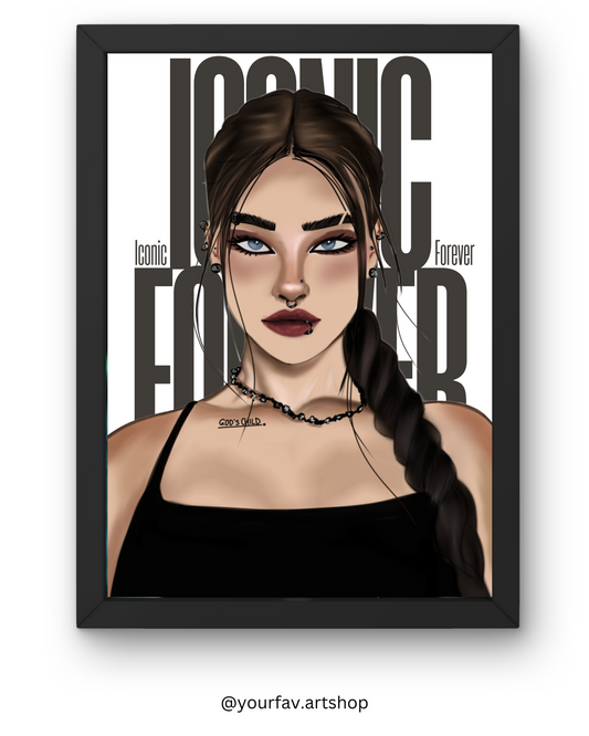 Iconic forever wall art frame